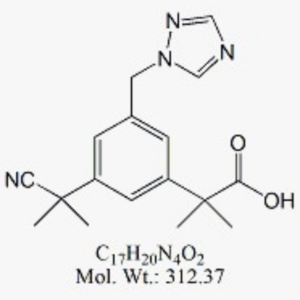 Anastrozole Monoacid Mononitrile