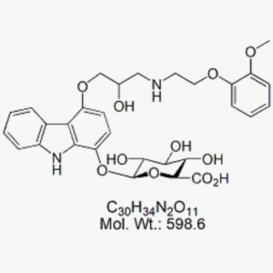 Carvedilol 1-Hydroxy 1-O-beta-D-Glucuronide