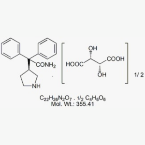 Darifenacin Pyrrolidine (S)-Isomer L-Tartrate